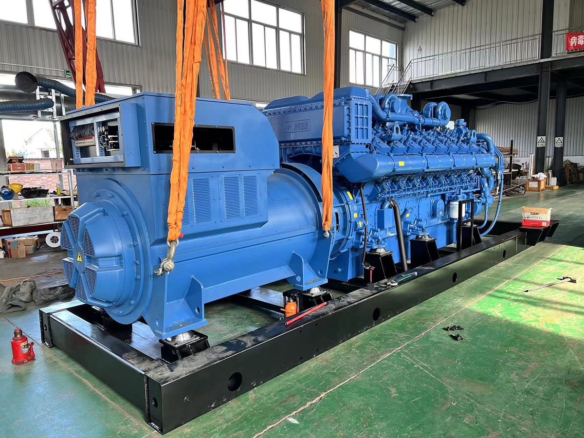 Проект облачного центра обработки данных в аэрокосмической отрасли Ваньюань (2 комплекта высоковольтных генераторов мощностью 1800 кВт, 10,5 кВ)